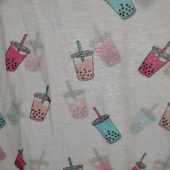 Forever 21 Boba Bubble Tea Graphic T-Shirt Size Large - Picture 9 of 9